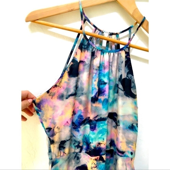 PARKER Revolve Grady Maxi Dress in Floreale watercolor boho dress size S - Picture 4 of 14